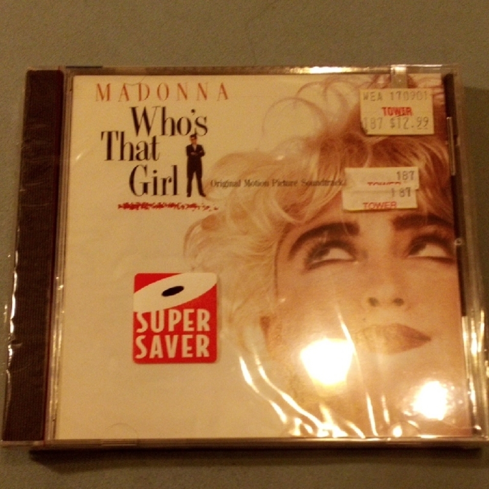 Madonna Who's That Girl Original Motion Picture Soundtrack CD 1987 Sealed New
